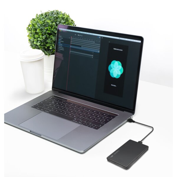 LogiLink Boîtier pour disque dur SATA 2,5, USB 3.0, noir
