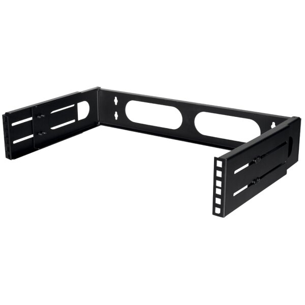 LogiLink 19" Wandhalterung, 4 HE, schwarz (RAL9003)