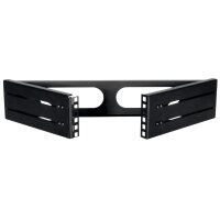 LogiLink 19" Wandhalterung, 4 HE, schwarz (RAL9003)