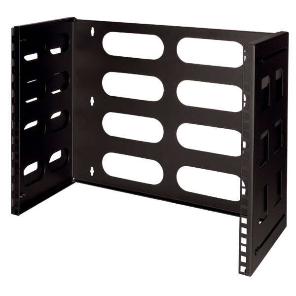 LogiLink 19" Wandhalterung, 8 HE, schwarz (RAL9003)