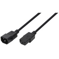 LogiLink Rallonge de câble dalimentation C13 - C14,...