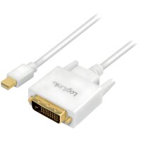 LogiLink Câble adaptateur Mini DisplayPort - DVI,...
