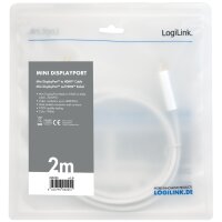 LogiLink Câble Mini DisplayPort - HDMI, 4K, 5,0 m,...