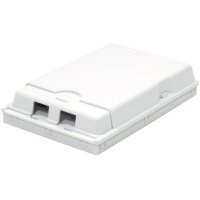 LogiLink Boîtier de raccordement FTTH, double, blanc