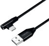 LogiLink Câble USB 2.0, USB-A - USB-C mâle, 1,0 m, noir