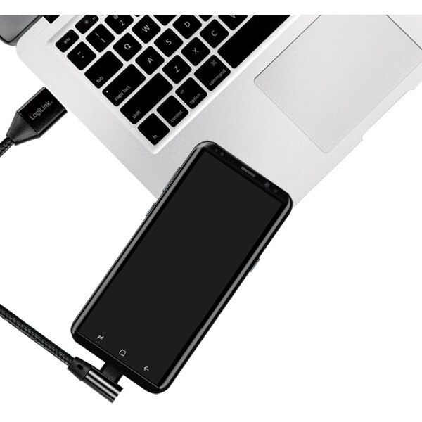 LogiLink USB 2.0 Kabel, USB-A - USB-C Stecker, 1,0 m, rot