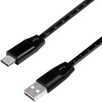 LogiLink Câble USB 2.0 avec règle, USB-A -...