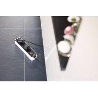 brennenstuhl Steckdosenleiste Ecolor, 4-fach, weiss/schwarz