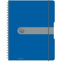 herlitz Collegeblock easy orga to go, A4, 80 Blatt, blau