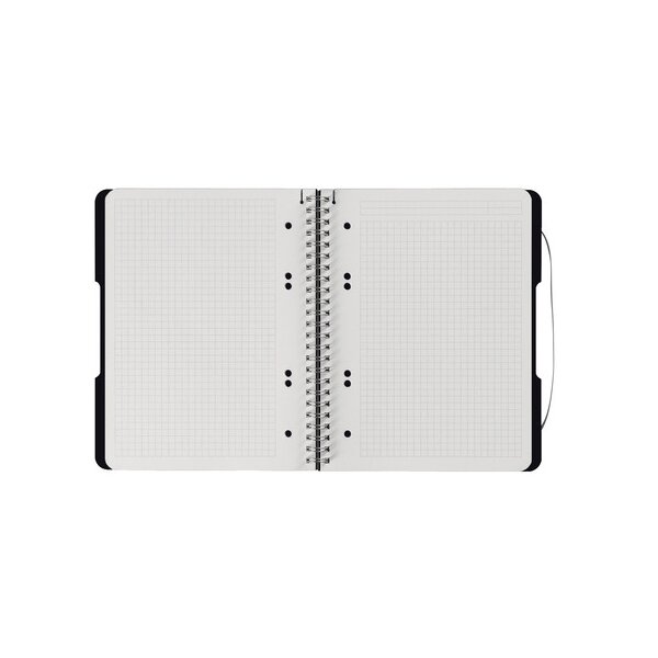 herlitz Collegeblock easy orga to go, A5, 80 Blatt, beere