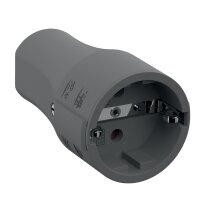 BACHMANN Schutzkontakt Montagekupplung, schwarz