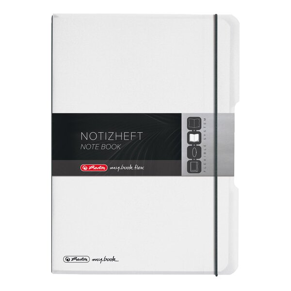 herlitz Carnet de notes my.book flex, A6, PP, noir