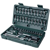 BRÜDER MANNESMANN Jeu de douilles 1/4, 46 pièces