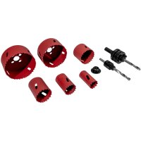 BRÜDER MANNESMANN Kit de scies cloches, 8...