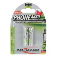 ANSMANN maxE NiMH Akku, Micro AAA, 550 mAh, 2er Blister