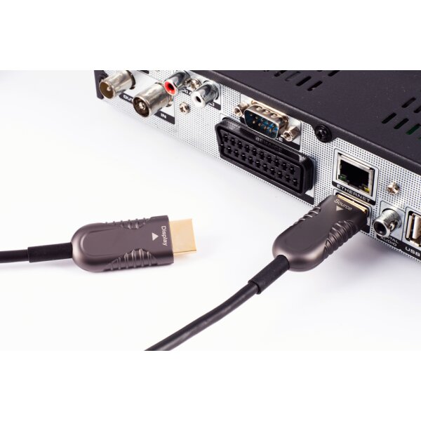 shiverpeaks BASIC-S Câble AOC-HDMI, 4K, 10 m, noir