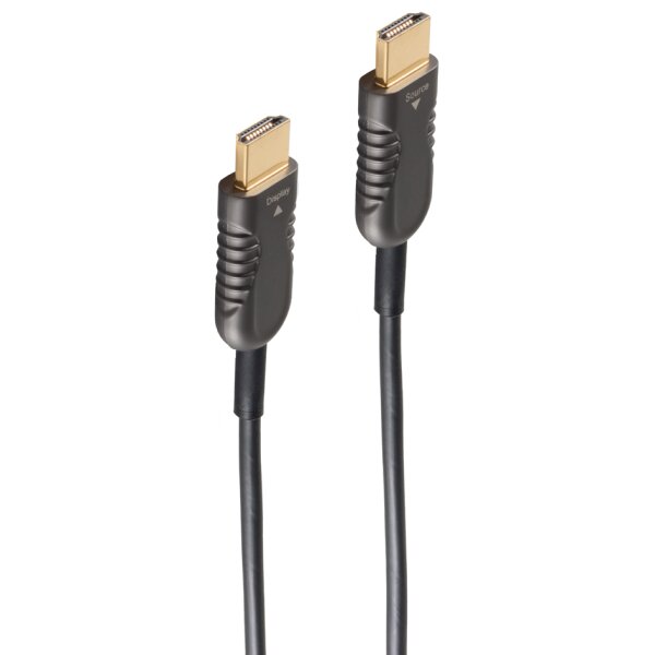 shiverpeaks BASIC-S Câble AOC-HDMI, 4K, 10 m, noir