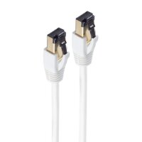 shiverpeaks BASIC-S Patchkabel, Kat. 8, F FTP, 7,5 m, weiss