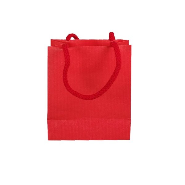 NEUTRAL Tragtaschen SPLENDOR S R12 rot, 12x6x14cm 10 St&uuml;ck
