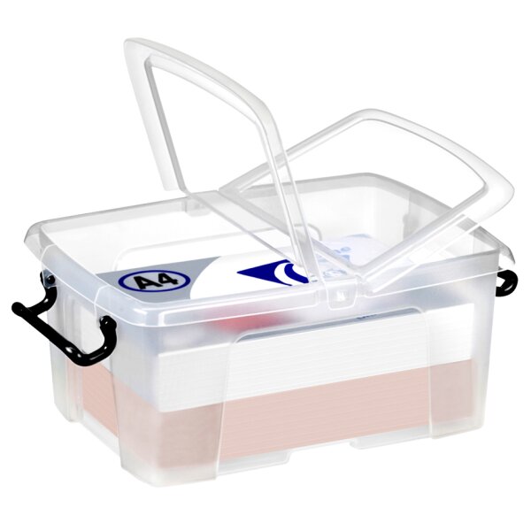CEP Boîte de rangement strata, 65 litres, transparent