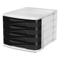 CEP Module de classement ELLYPSE OWA, 8 tiroirs, noir