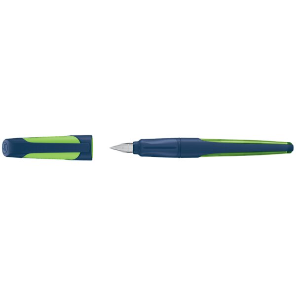 STABILO Stylo plume EASYbuddy M, droitiers, noir/bleu