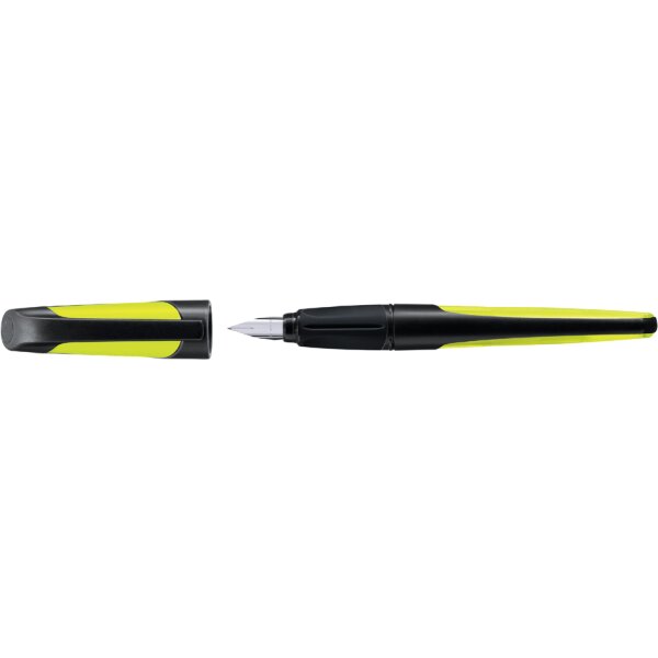 STABILO Stylo plume EASYbuddy M, droitiers, noir/bleu