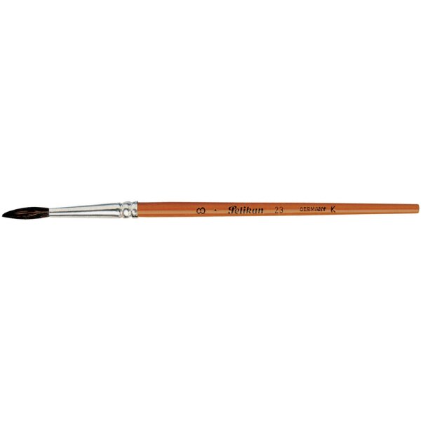 Pelikan Haarpinsel Sorte 23, Gr. 1, stumpfer Holzstiel