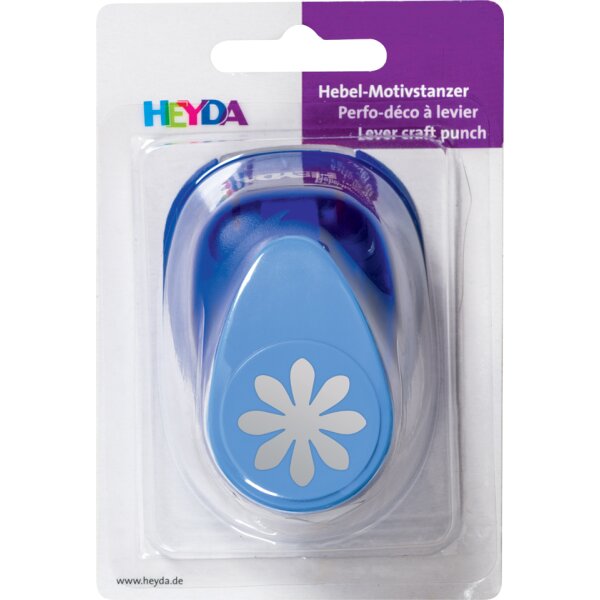 HEYDA Motivstanzer "Stern", gross, Farbe: blau