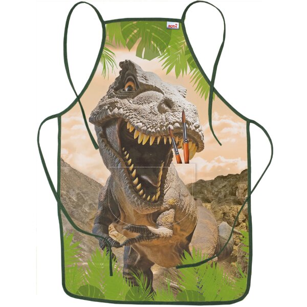 ROTH Malschürze "Tyrannosaurus", mit Bauchtasche