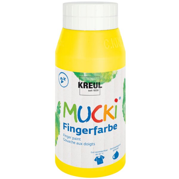 KREUL Gouache aux doigts MUCKI, 750 ml, noir