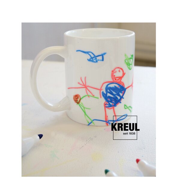 MUCKI Feutre pour porcelaine MUCKI, set de 5