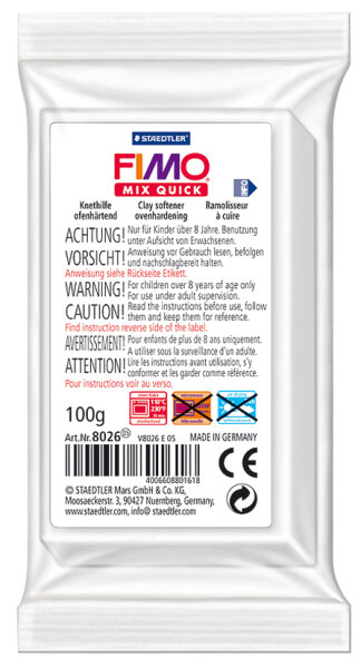 FIMO Knethilfe Mix Quick für Modelliermasse, farblos