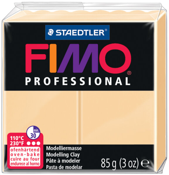 FIMO PROFESSIONAL Pâte à modeler, à cuire, 85 g, blanc