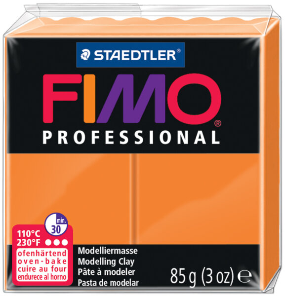 FIMO PROFESSIONAL Pâte à modeler, à cuire au four, orange