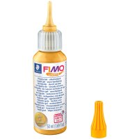 FIMO Gel liquide décoratif, durcit au four, 50 ml, or