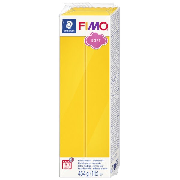 FIMO SOFT Modelliermasse, ofenhärtend, tropischgrün, 454 g