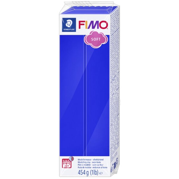 FIMO SOFT Modelliermasse, ofenhärtend, tropischgrün, 454 g