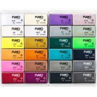 FIMO EFFECT Pâte à modeler, kit de 12