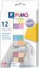 FIMO SOFT Kit de pâte à modeler Pastel, set de 12