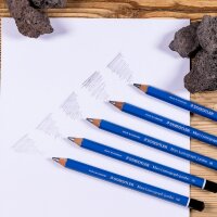 STAEDTLER Crayon graphite Mars Lumograph jumbo, blister de 5