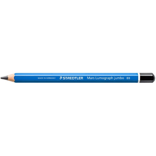 STAEDTLER Bleistift Mars Lumograph jumbo, H&auml;rtegrad: 8B