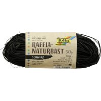 folia Raffia-Naturbast, 50 g, bananengelb