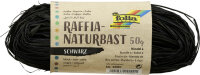 folia Raffia-Naturbast, 50 g, schwarz