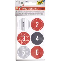 folia Stickers de Noel CALENDRIER DE LAVENT, assorti