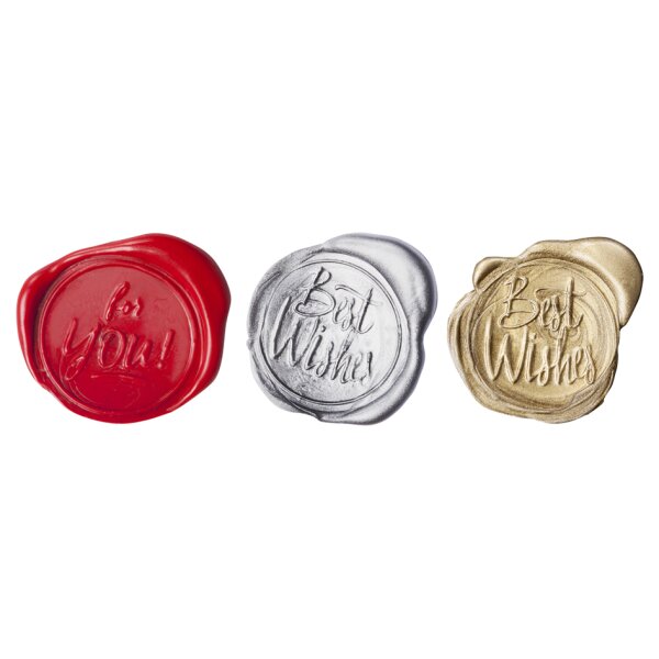 folia Siegelwachskerzen CLASSIC, 4er Set