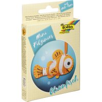 folia Mini Filz-Nähset "Filzinies", 11-teilig, Flamingo