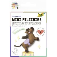 folia Mini Filz-Nähset "Filzinies", 11-teilig, Flamingo