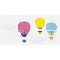 folia Bloc papier de couleur/carton de bricolage BASIC, A6