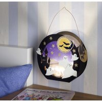 folia Kit de fabrication de lanterne Fantôme, noir